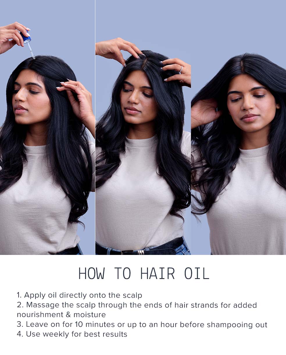 AAVRANI Hair & Scalp Recovery Oil How to Hair Oil Infographic