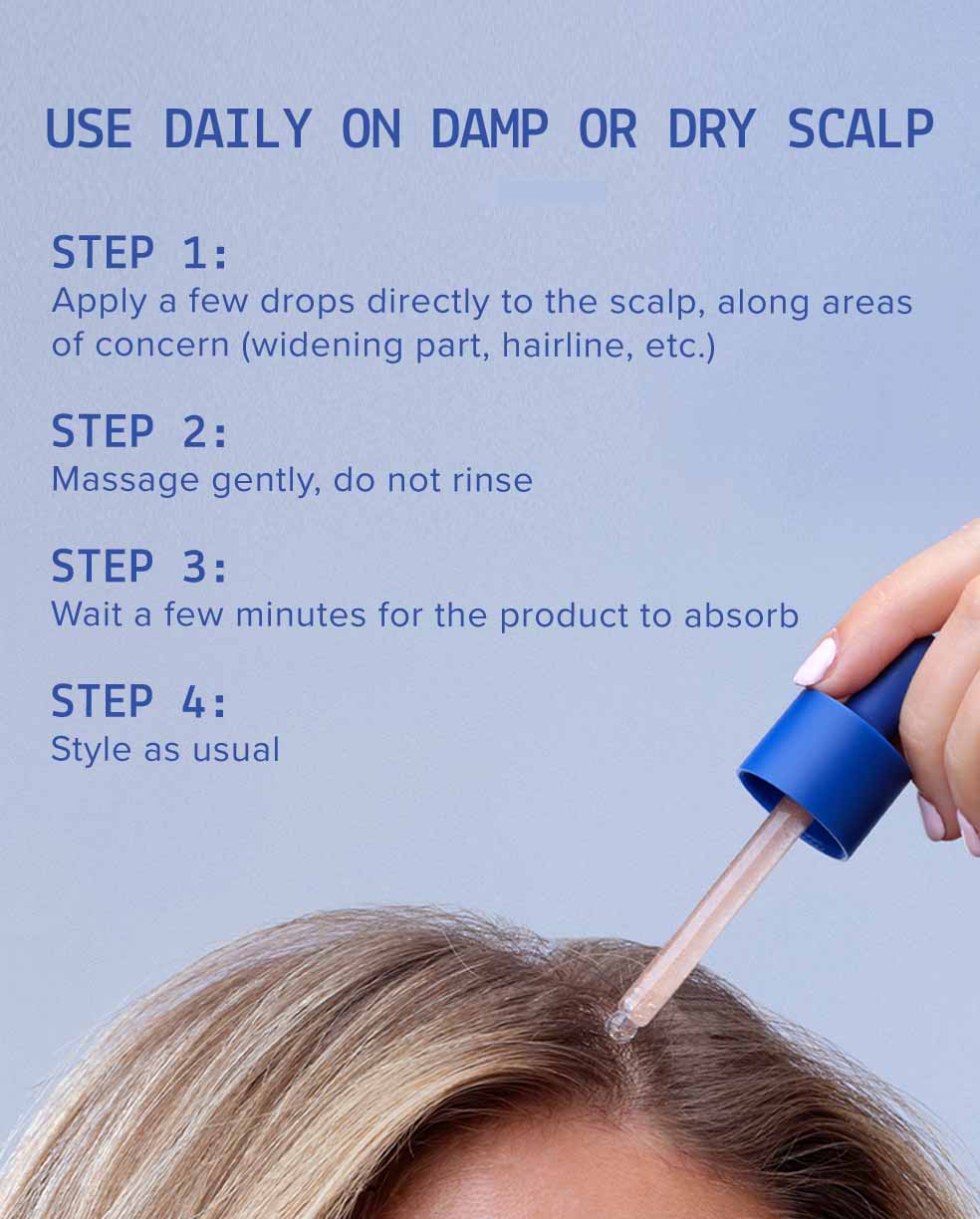 AAVRANI Hair Density Boosting Treatment How To Use Infographic