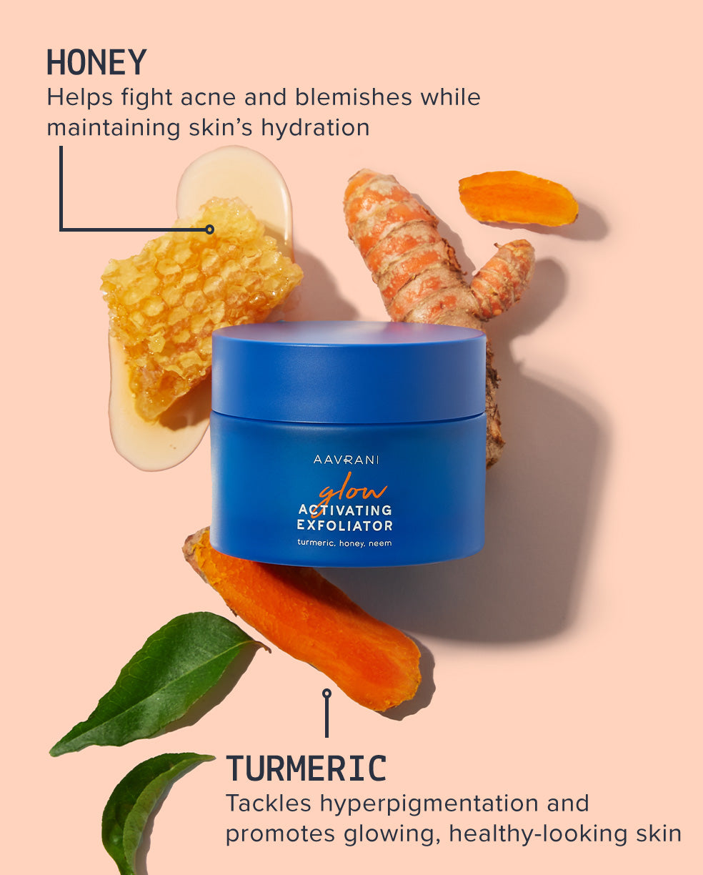 Ingredients Infographic: Honey and Turmeric