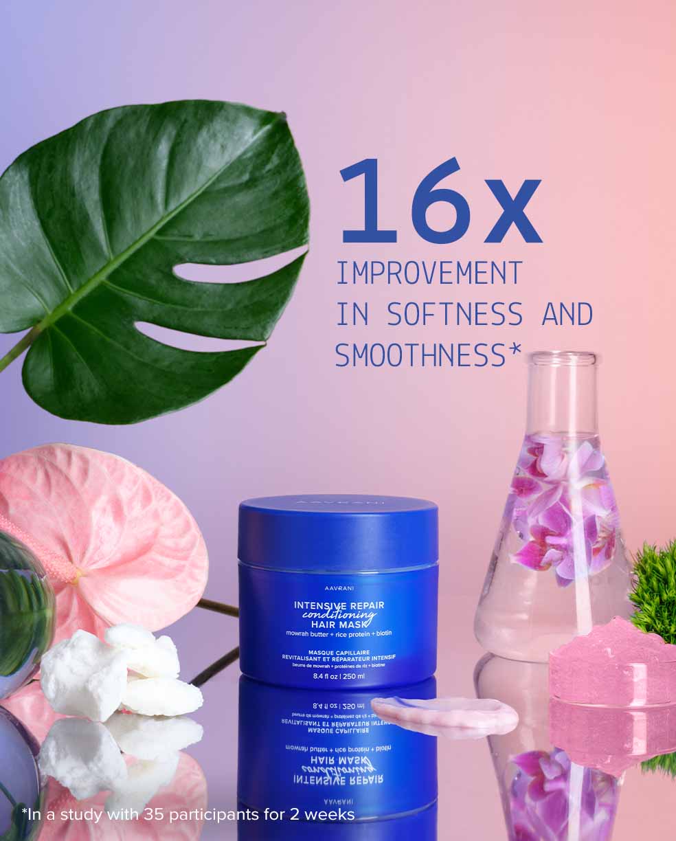AAVRANI Intensive Repair Conditioning Hair Mask softness improvement clinical