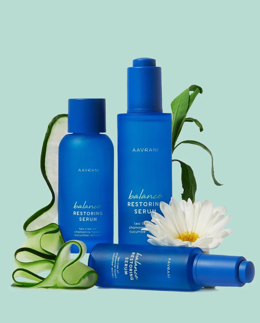 AAVRANI Balance Restoring Serum lifestyle shot