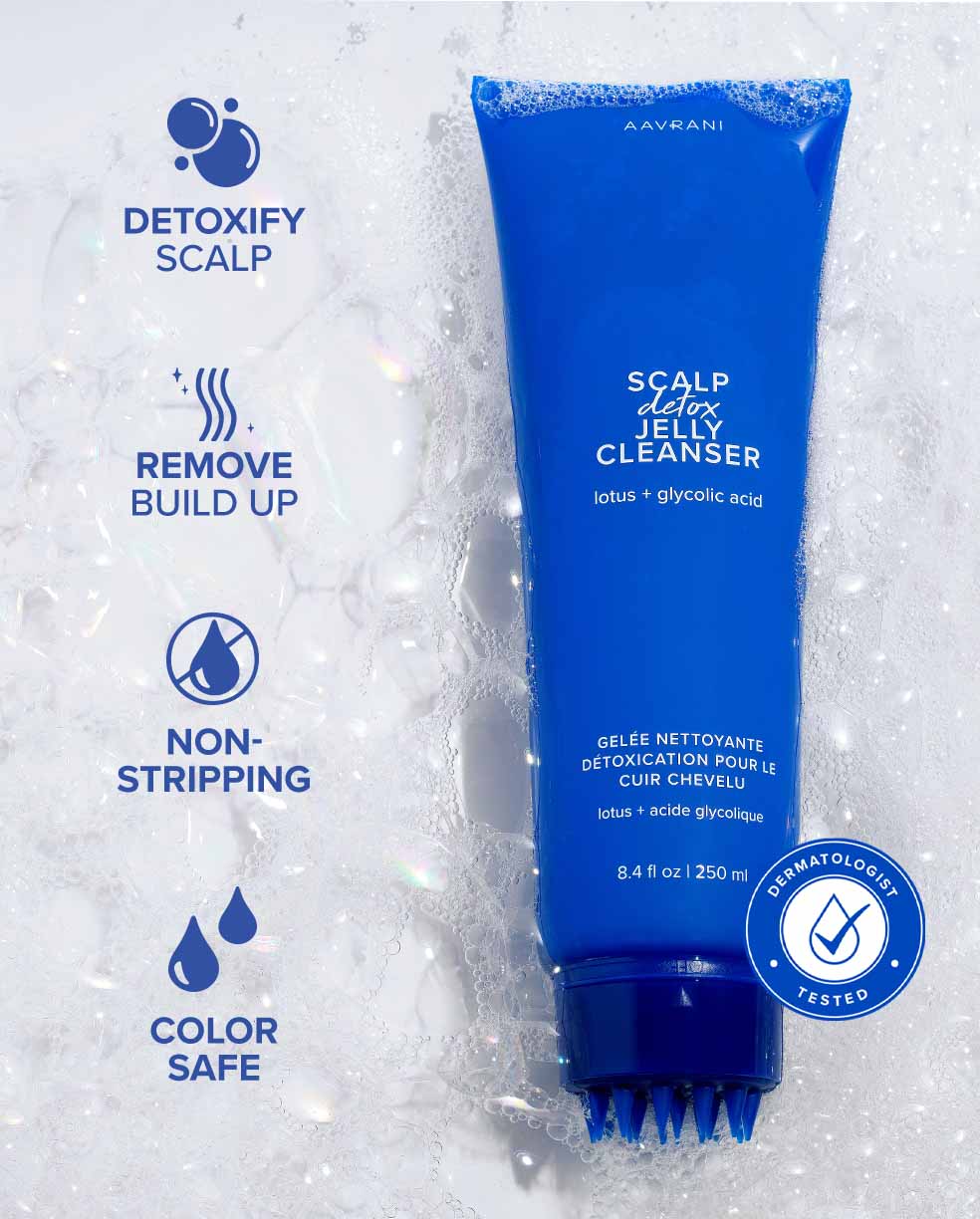 Scalp Detox Jelly Cleanser Benefits Infographic