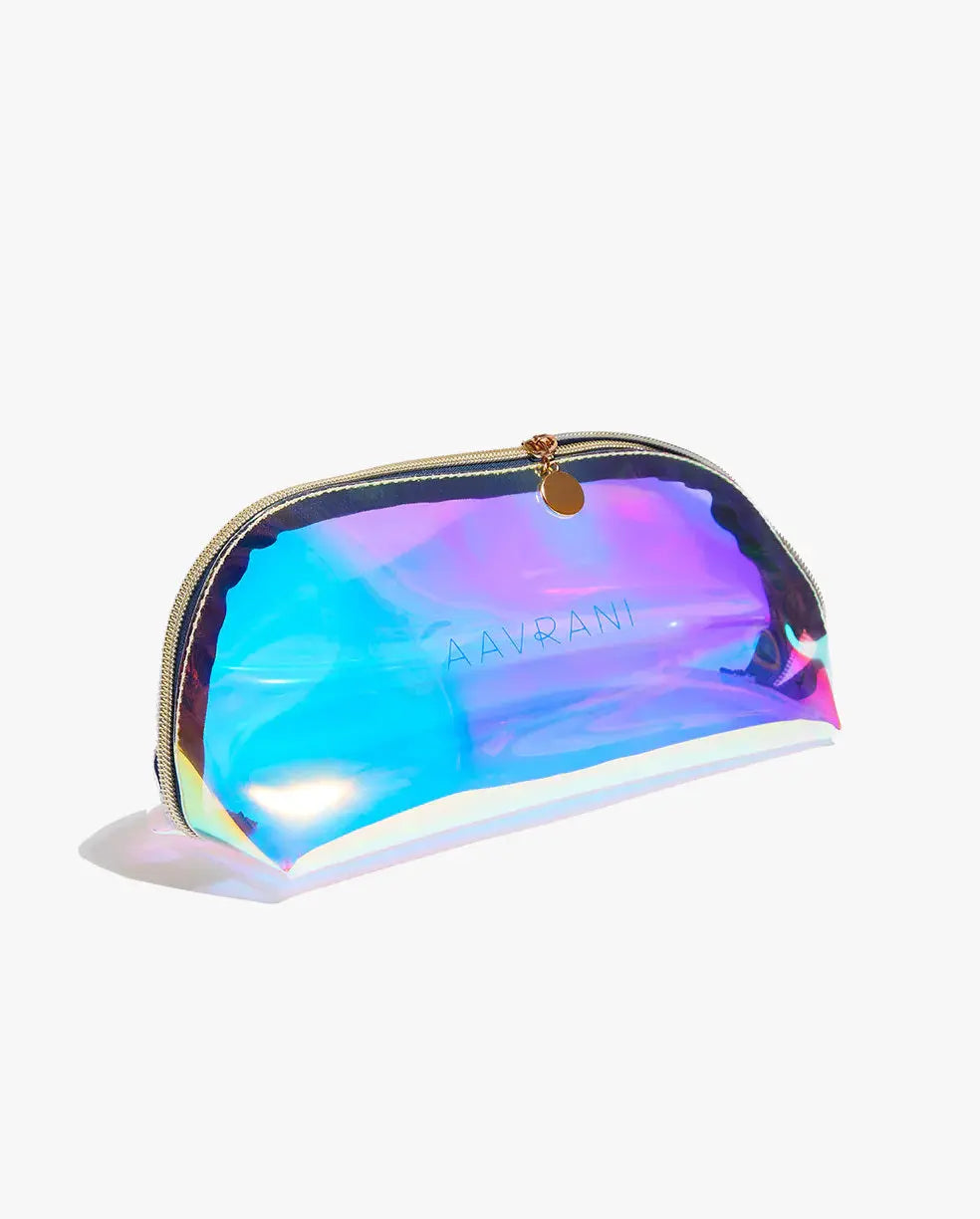 AAVRANI Holographic Bag against grey background